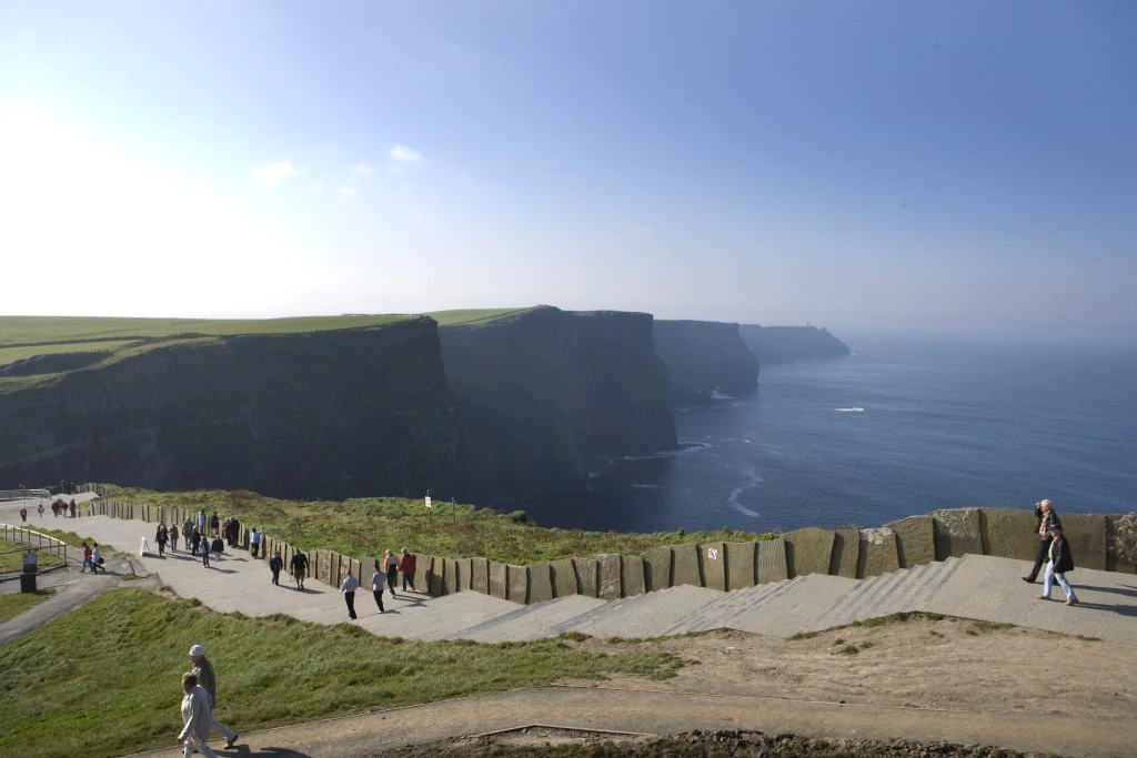 The Cliffs of Moher walkway